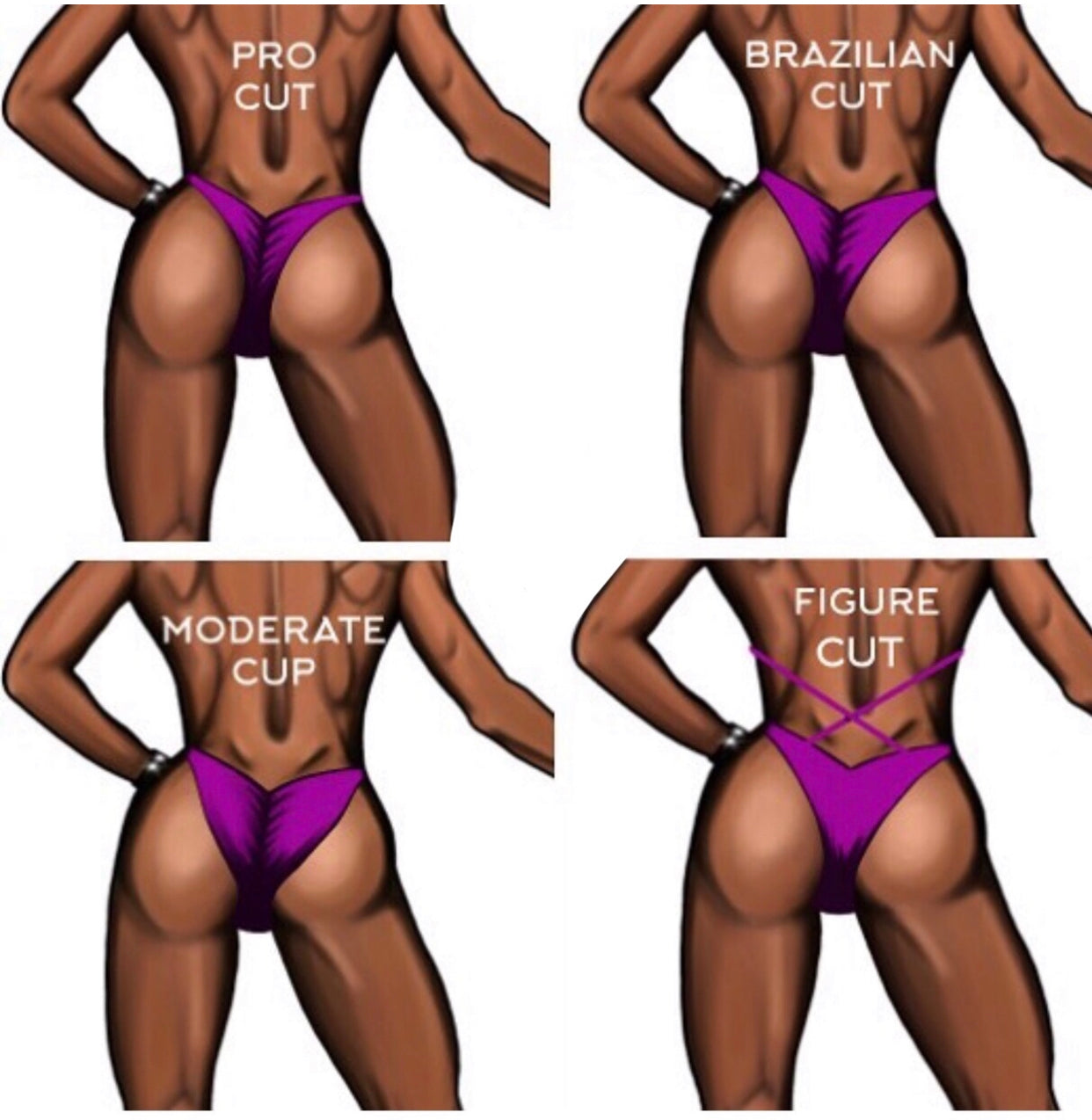 #46 One Size - Bra C/32-34D, Bottoms Pro