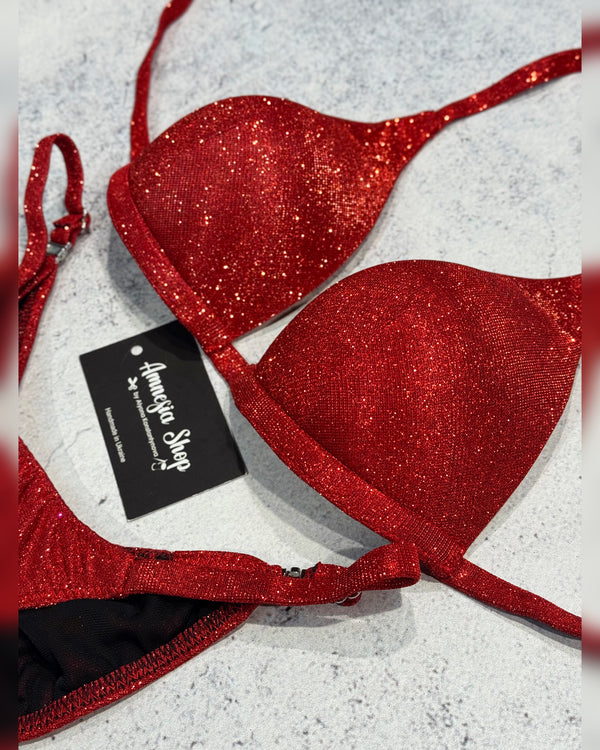 Red Base Fit Model Bikini Suit, Posing Competition