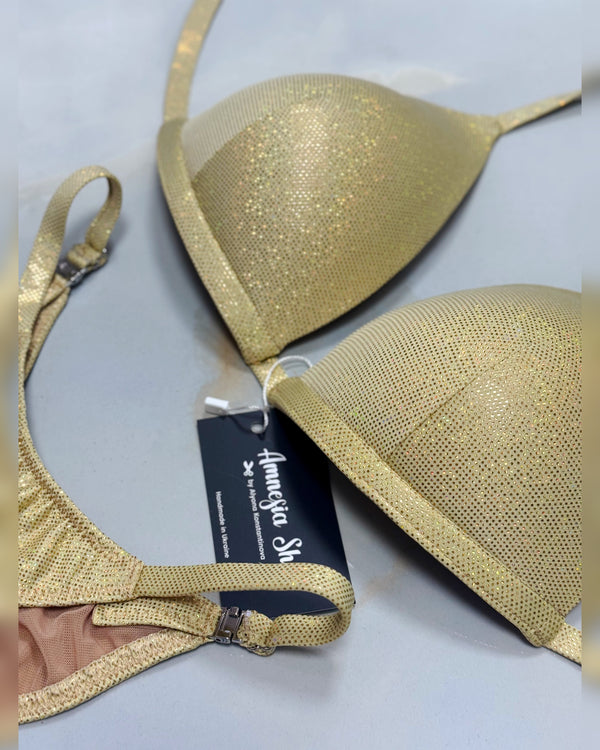 Gold Base Fit Model Bikini Suit, Posing Competition