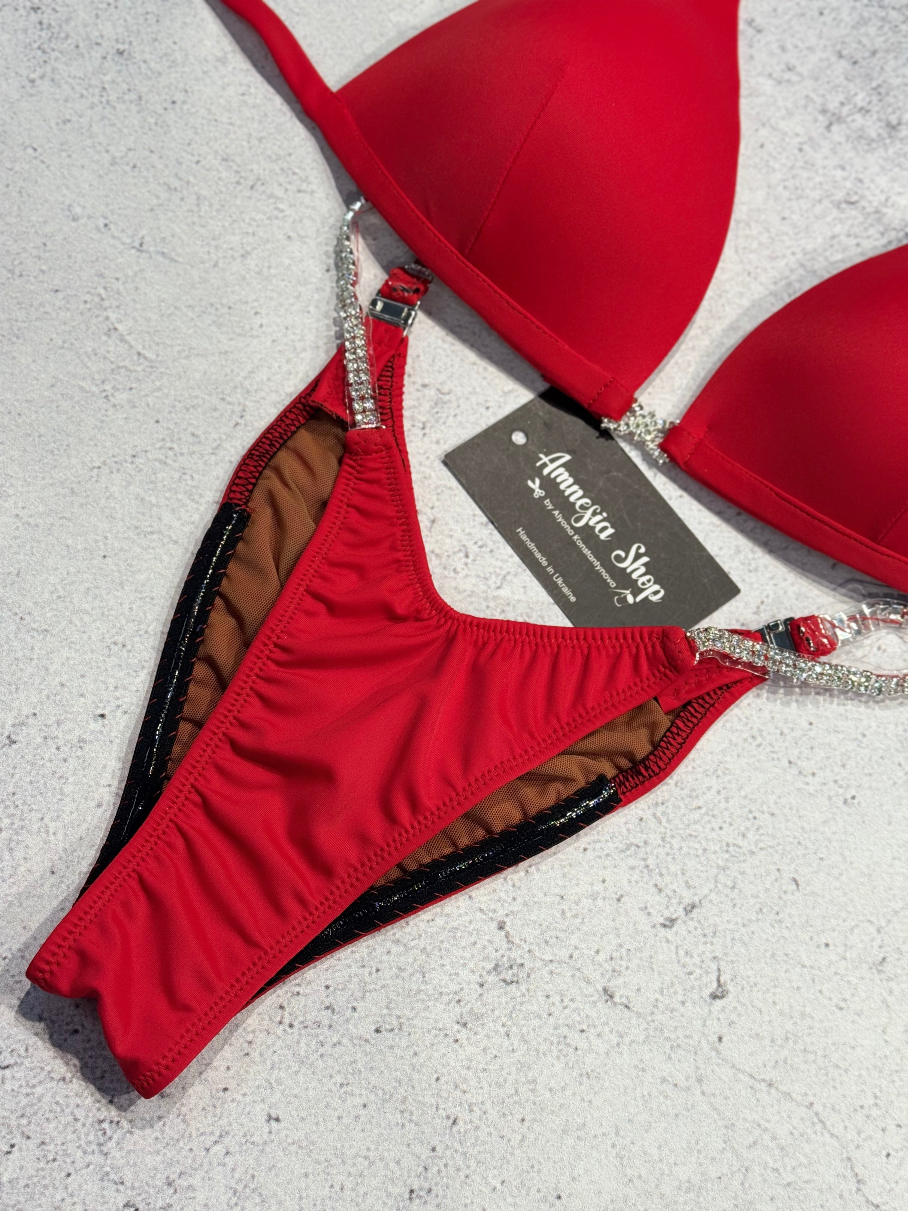 (Copy) Base bikini, Fitness Bikini - Bodybuilding Bikini - Swarovski Bikiki - IFBB Competition Bikini - Posing Suit - Fitness Suit