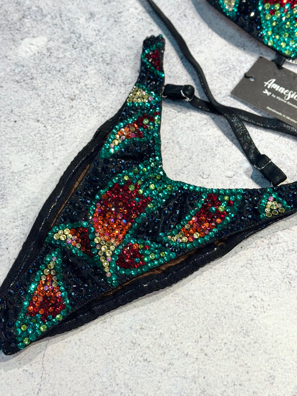 #69 One Size - Bra B/32c, 34C, Bottoms moderate figure cut