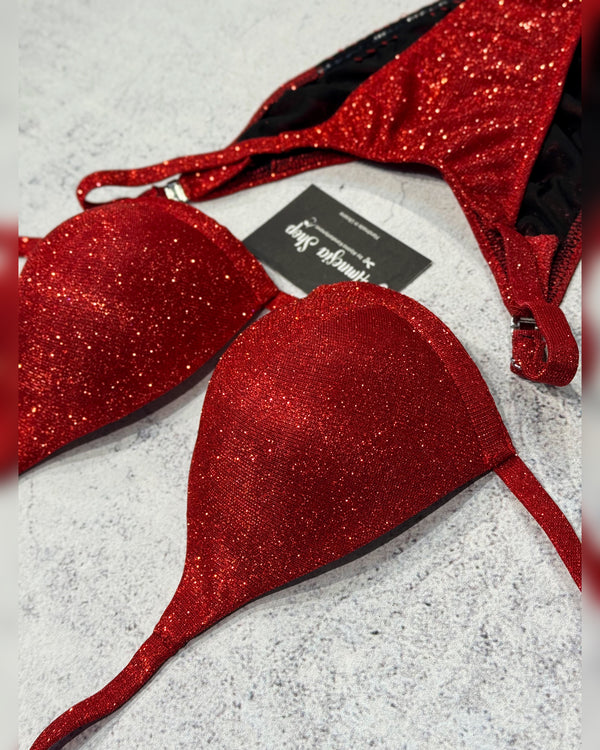 Red Base Fit Model Bikini Suit, Posing Competition