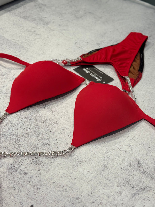 (Copy) Base bikini, Fitness Bikini - Bodybuilding Bikini - Swarovski Bikiki - IFBB Competition Bikini - Posing Suit - Fitness Suit