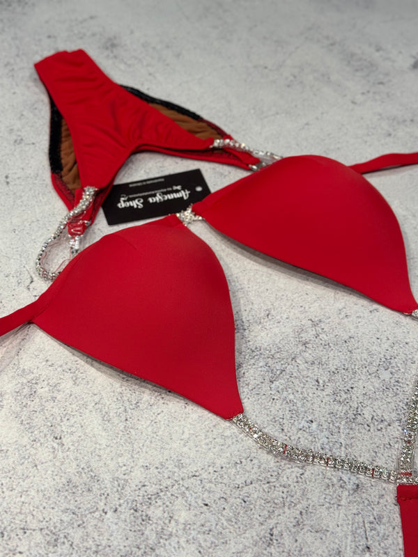 (Copy) Base bikini, Fitness Bikini - Bodybuilding Bikini - Swarovski Bikiki - IFBB Competition Bikini - Posing Suit - Fitness Suit