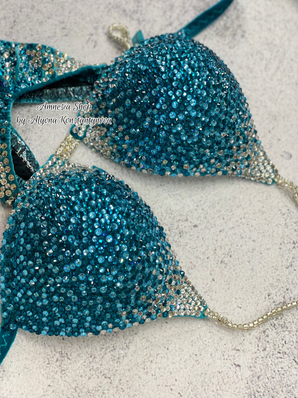 (Copy) Competition Bikini Set - Rhinestone Fitness - NPC - IFBB - WBFF - Wellness - Figure Competition Suit - Posing Suit - Swarovski Bodybuilding