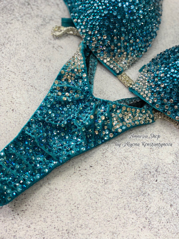 (Copy) Competition Bikini Set - Rhinestone Fitness - NPC - IFBB - WBFF - Wellness - Figure Competition Suit - Posing Suit - Swarovski Bodybuilding