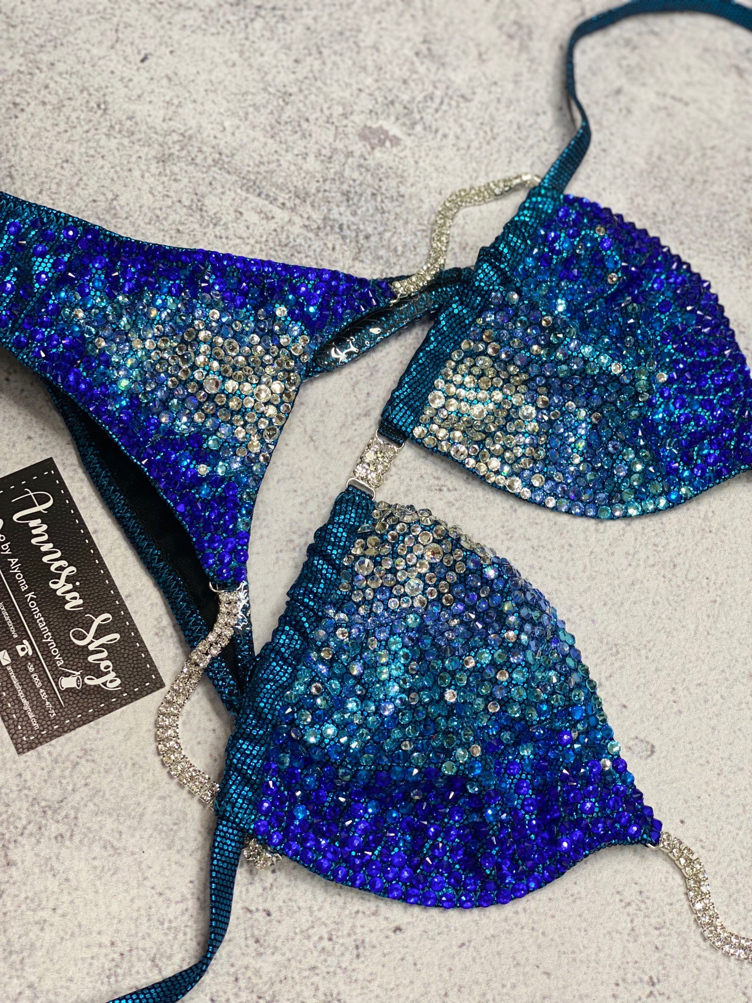 (Copy) Fitness Bikini - Competition Bikini Set - Figure Fitness - NPC - Figure Competition Suit - Posing Suit - Wellness Bikini