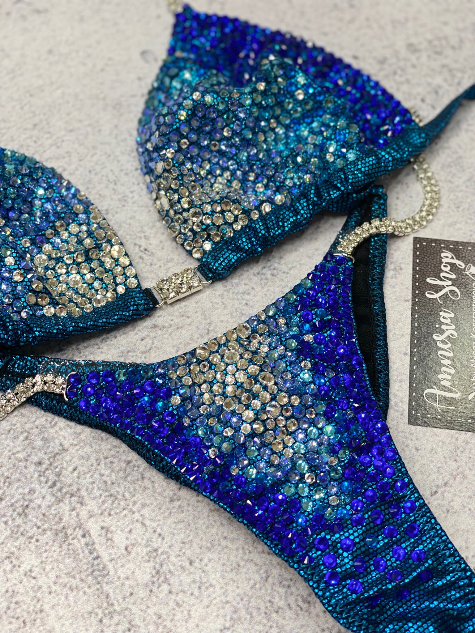 (Copy) Fitness Bikini - Competition Bikini Set - Figure Fitness - NPC - Figure Competition Suit - Posing Suit - Wellness Bikini