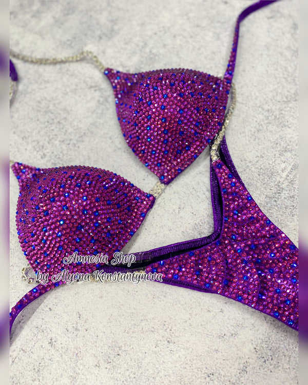 (Copy) Competition Bikini Set - Rhinestone Fitness - NPC - IFBB - WBFF - Figure Competition Suit - Posing Suit - Swarosvki Bodybuilding