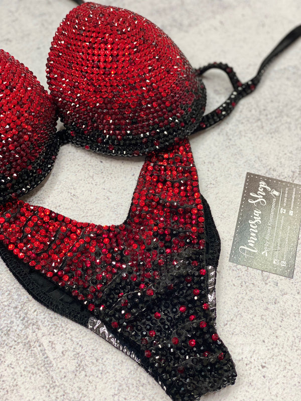 Fitness Bikini - Competition Bikini Set - Rhinestone Fitness - Figure Suit - IFBB - WBFF - Posing Suit