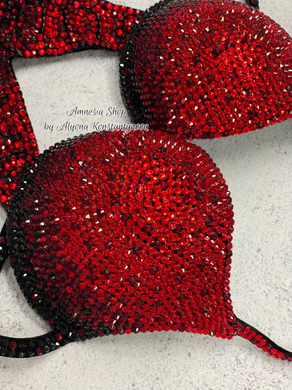 Fitness Bikini - Competition Bikini Set - Rhinestone Fitness - Figure Suit - IFBB - WBFF - Posing Suit