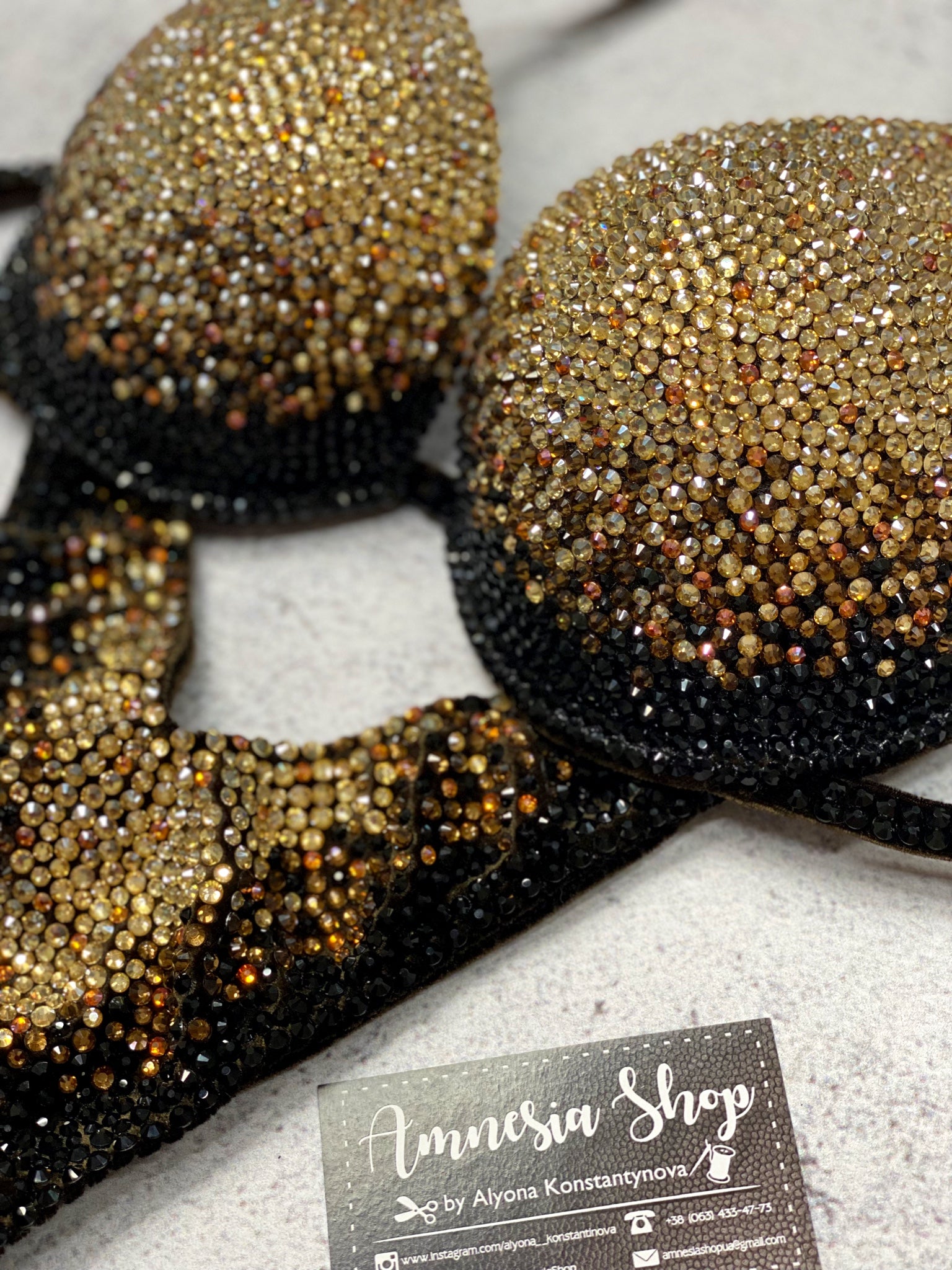 Chocolate  Fitness Bikini - Competition Bikini Set - Rhinestone Fitness - Figure Suit - IFBB - WBFF - Posing Suit