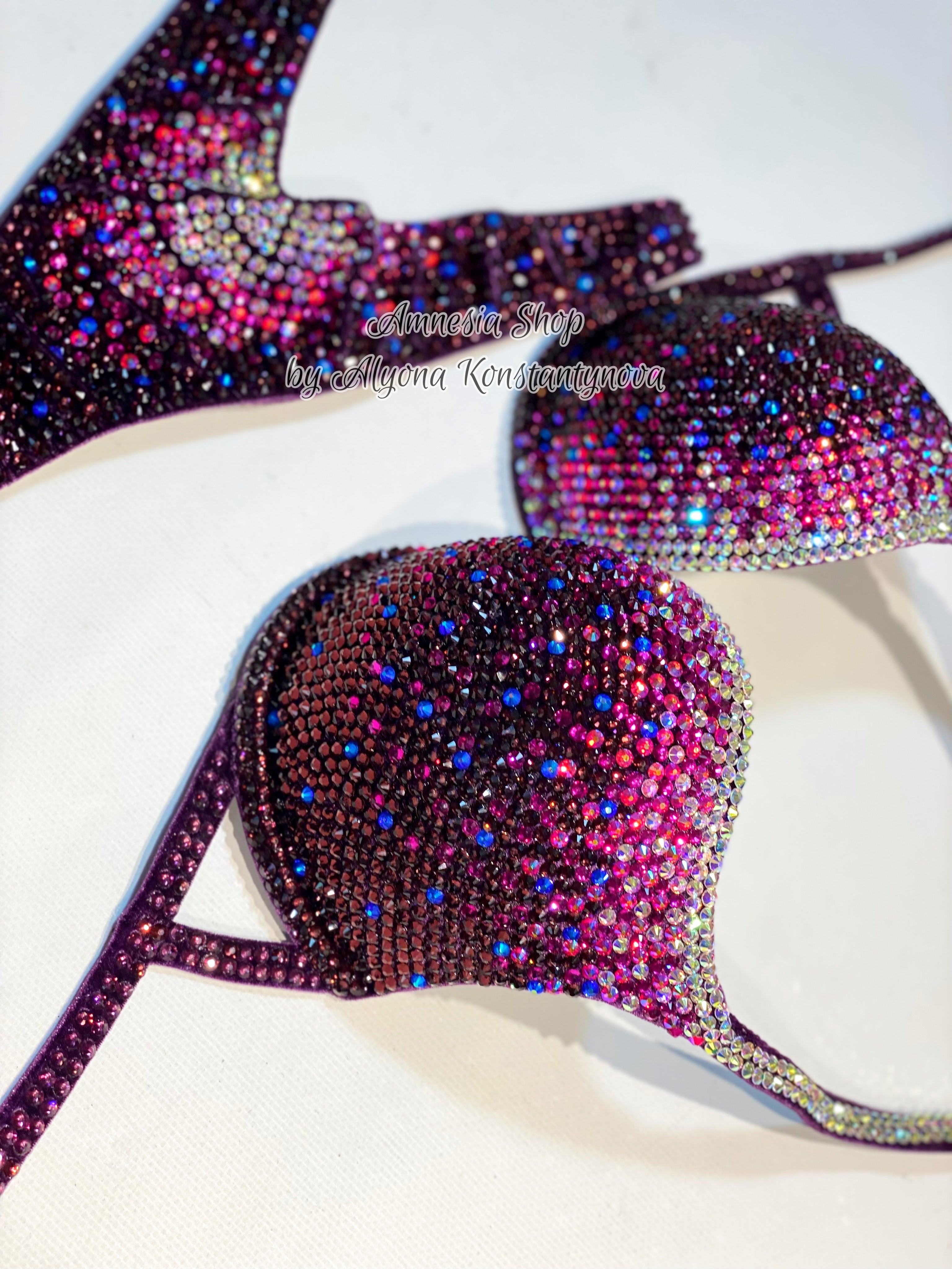 Fitness Bikini - Competition Bikini Set - Rhinestone Fitness - Figure Suit - IFBB - WBFF - Posing Suit (Copy)