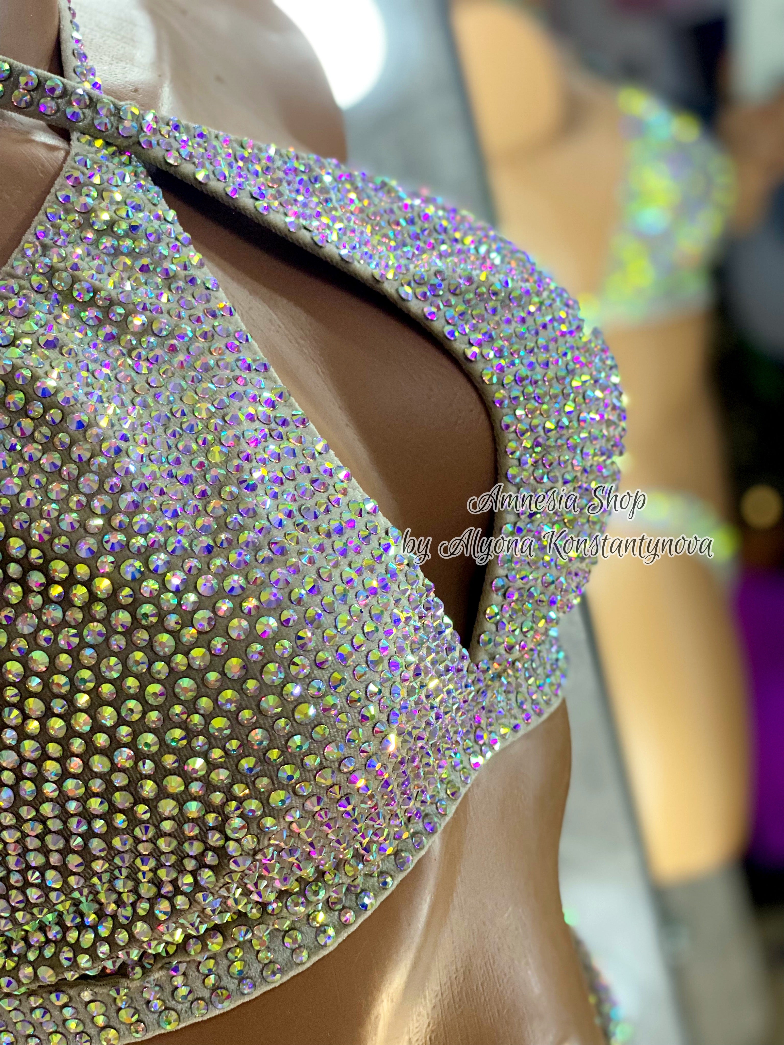 Rave Wear, Sexy Dance Wear, Exotic Sleeves, Red Costume, Pole Dance, Festival Clothing, Stripper Clothing, Rave Clothing