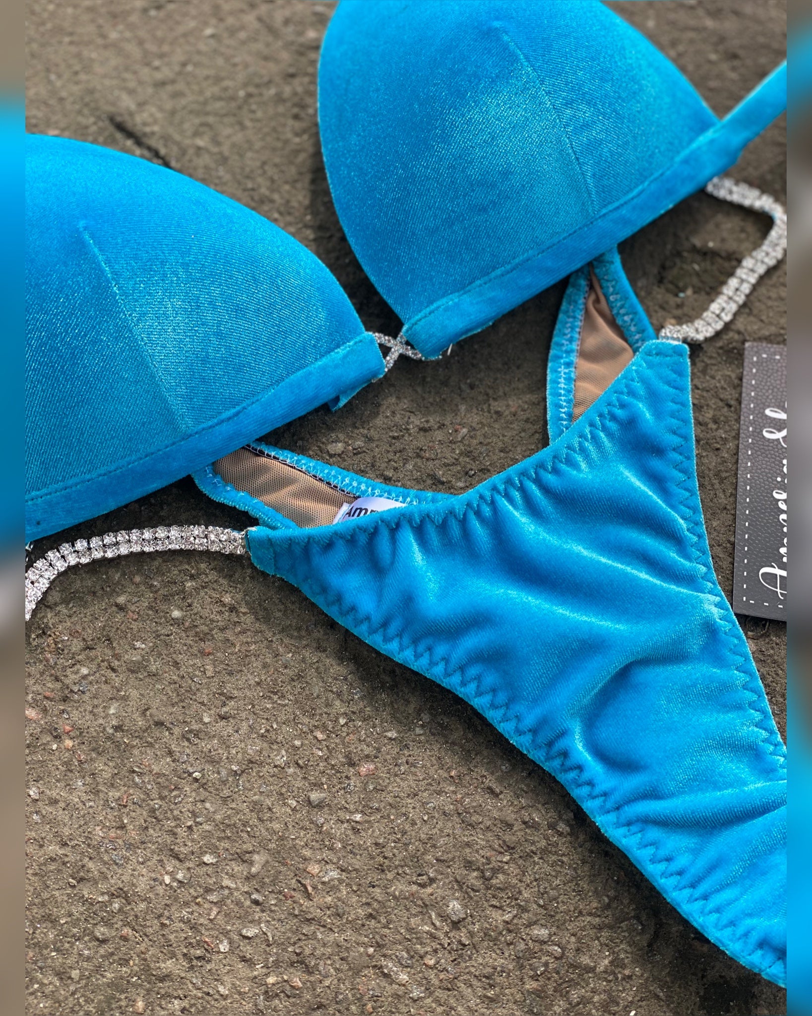 Base bikini, Fitness Bikini - Bodybuilding Bikini - Swarovski Bikiki - IFBB Competition Bikini - Posing Suit - Fitness Suit (Copy)