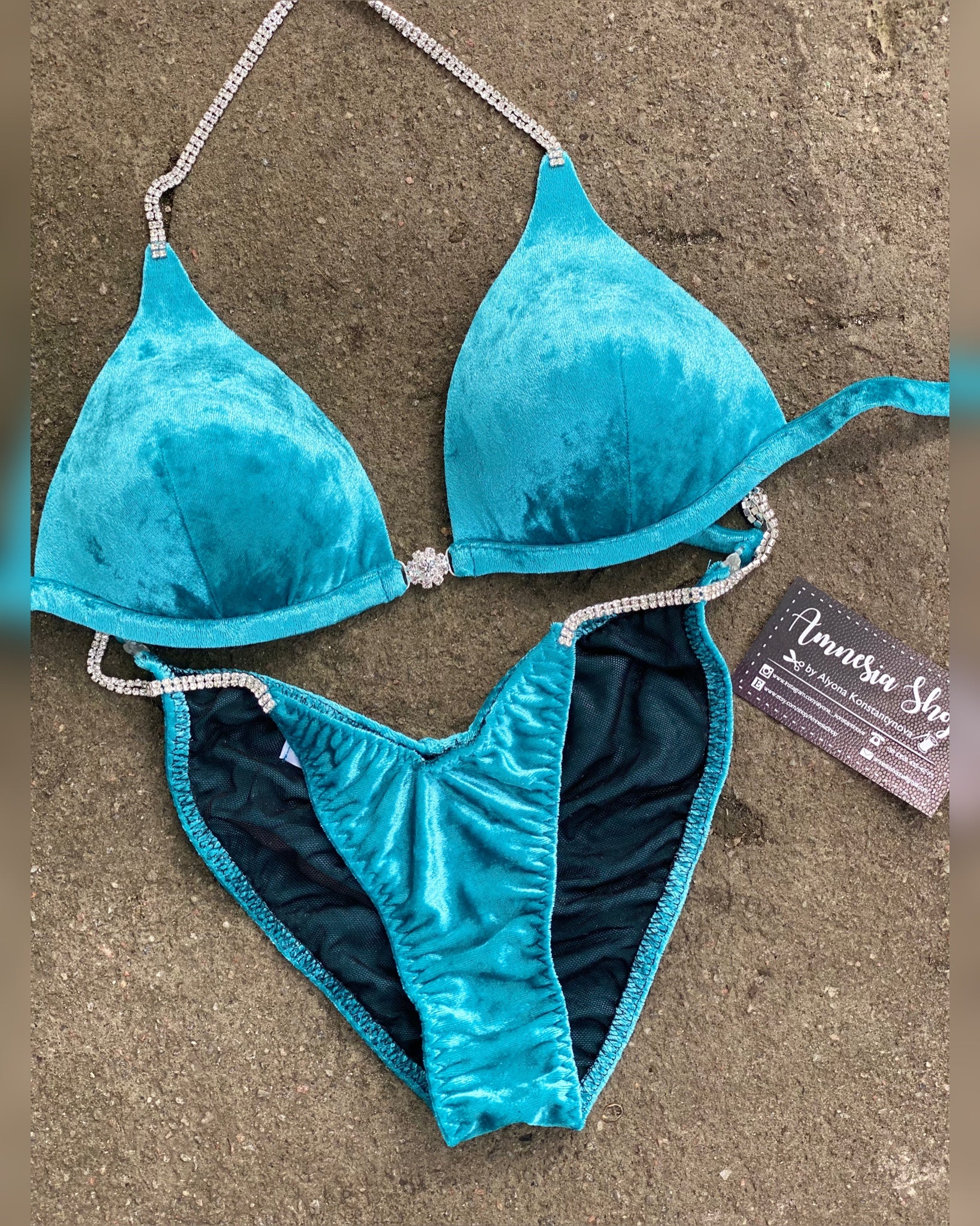 Base bikini, Fitness Bikini - Bodybuilding Bikini - Swarovski Bikiki - IFBB Competition Bikini - Posing Suit - Fitness Suit