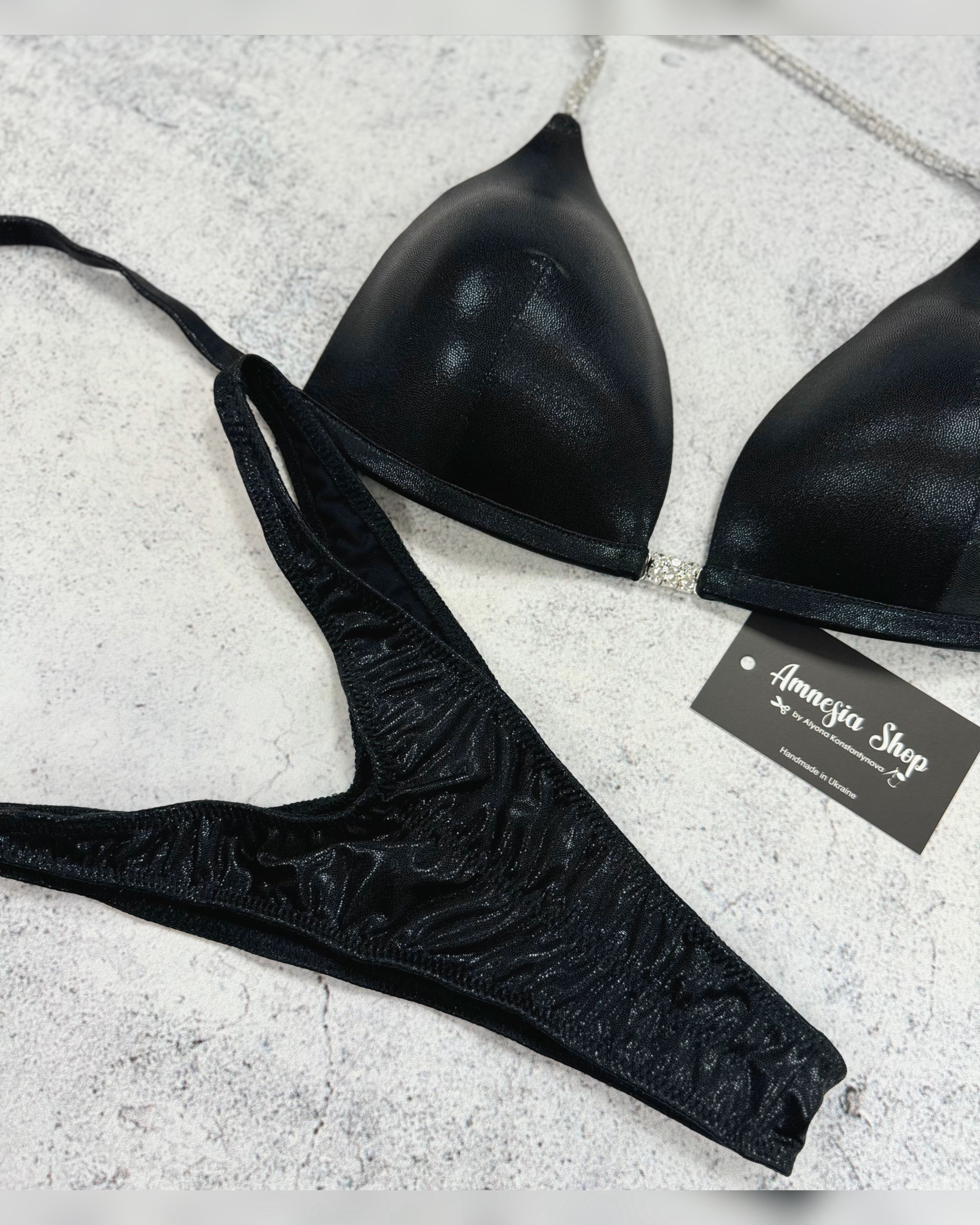 (Copy) Base Black Fittness Bikini, Bikini Suit, Competition Bikini, Bikini, Sexy Set , Swimwear, NPC, IFBB, Wellness