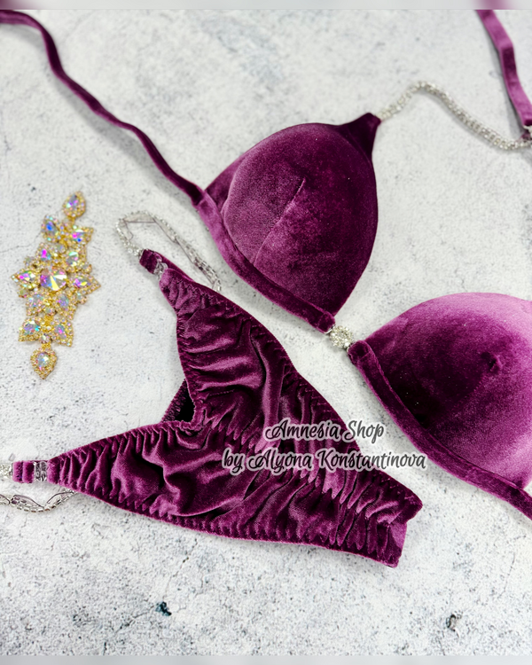 (Copy) Base bikini, Fitness Bikini - Bodybuilding Bikini - Swarovski Bikiki - IFBB Competition Bikini - Posing Suit - Fitness Suit