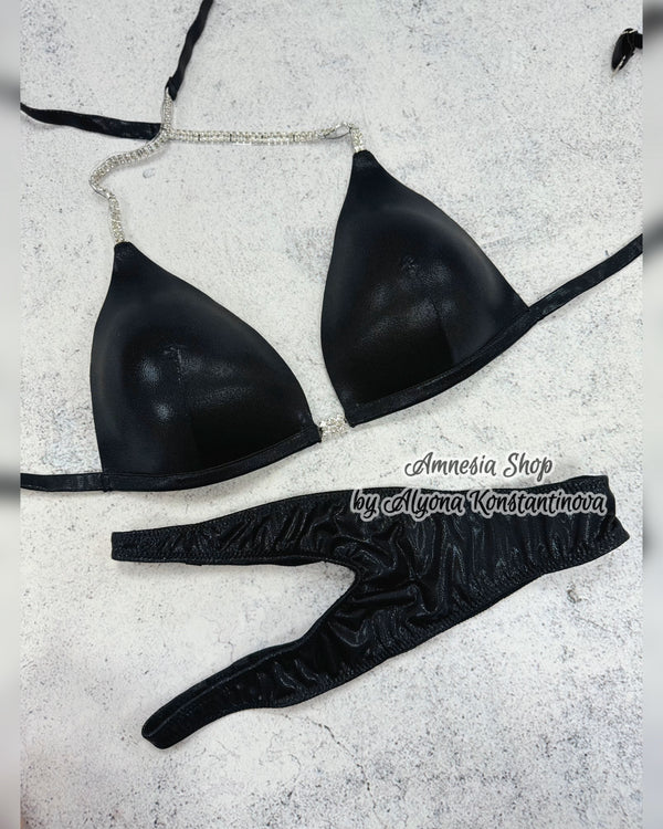 (Copy) Base Black Fittness Bikini, Bikini Suit, Competition Bikini, Bikini, Sexy Set , Swimwear, NPC, IFBB, Wellness
