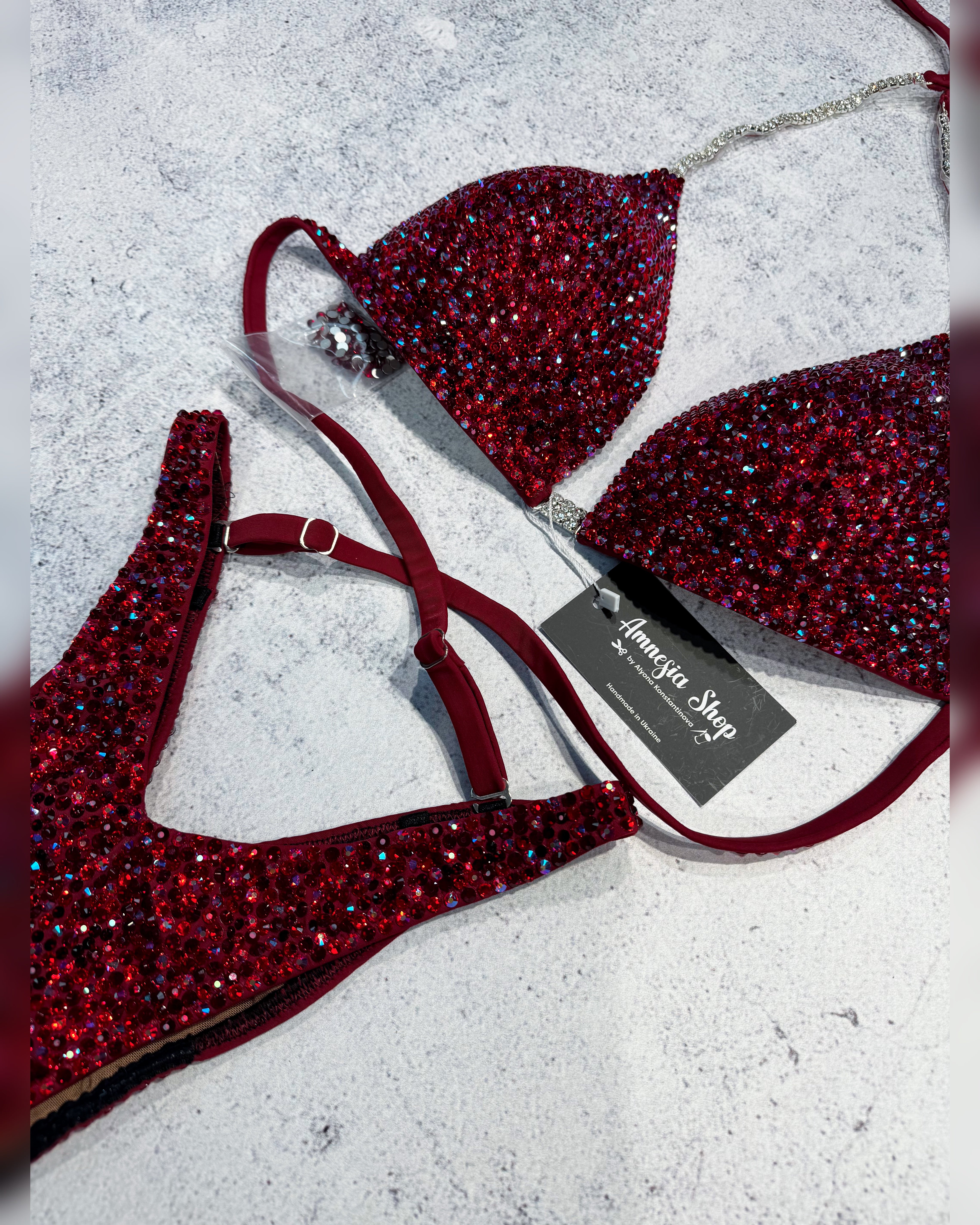 #45 One Size - Bra D/32E,  Bottoms Moderate Figure Cut