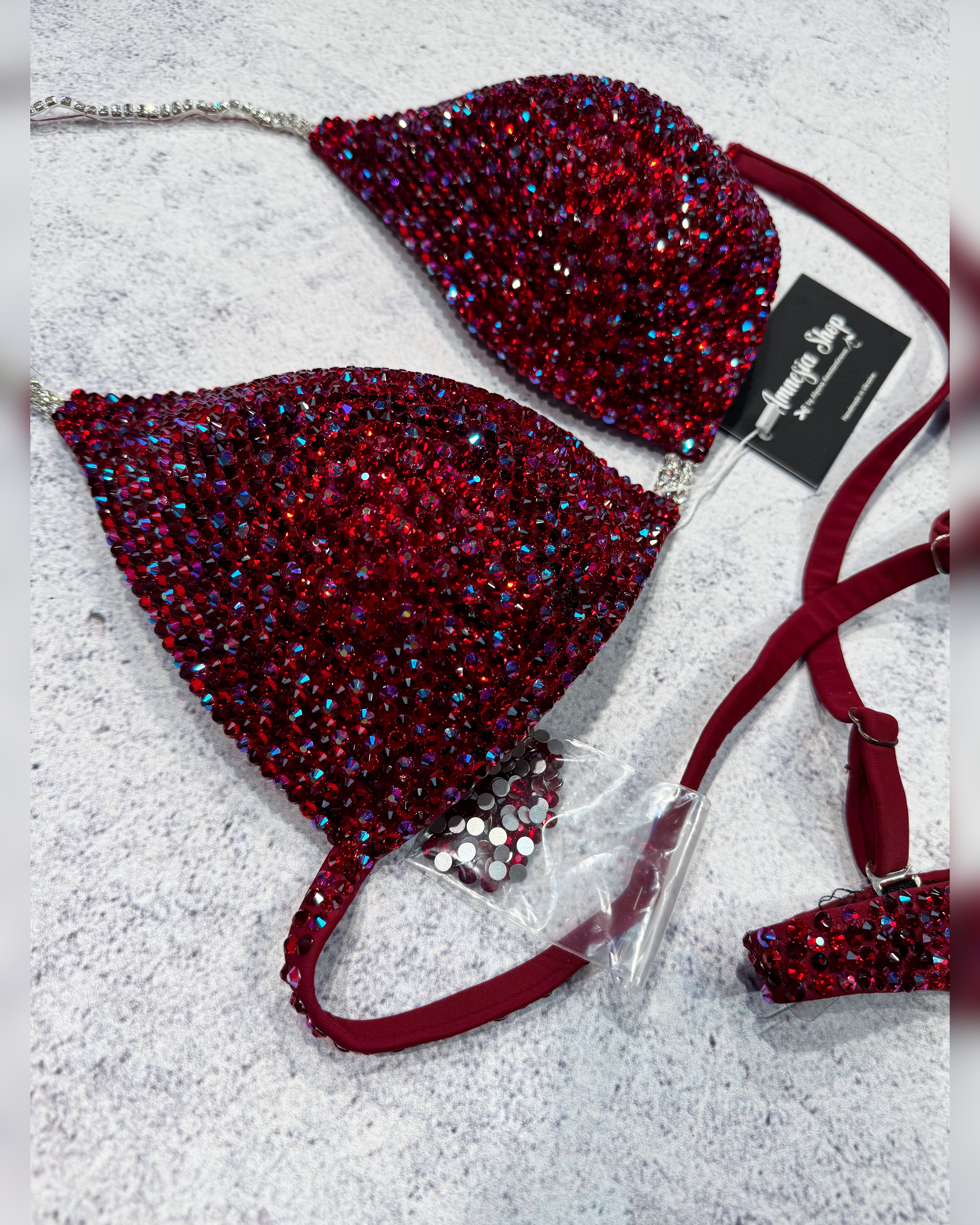 #45 One Size - Bra D/32E,  Bottoms Moderate Figure Cut