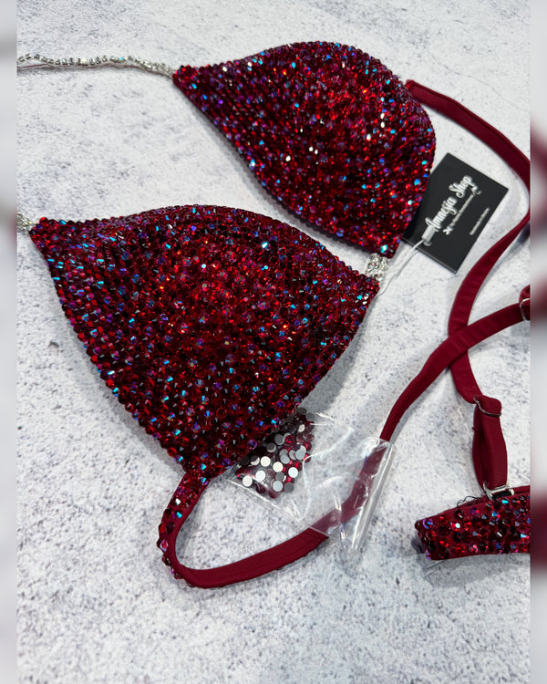 #45 One Size - Bra D/32E,  Bottoms Moderate Figure Cut