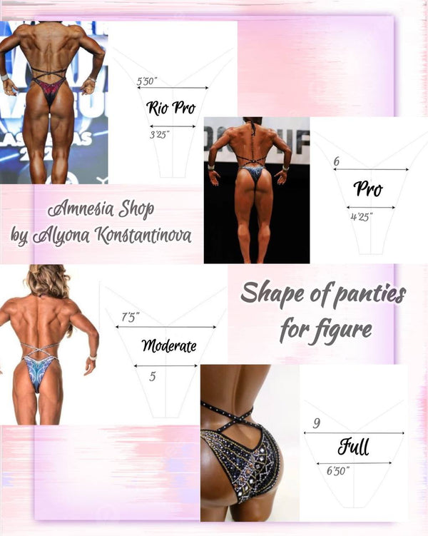 Blue Competition Finess Bikini - Competition Bikini Set - Figure Fitness - NPC - Velvet Figure Competition Suit - Posing Suit - IFBB - Wellness