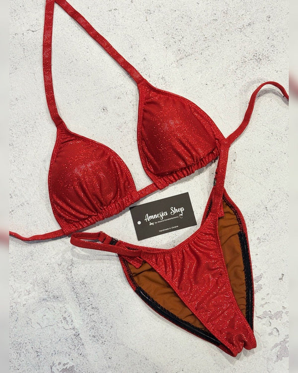 Red Base Fit Model Bikini Suit, Posing Competition