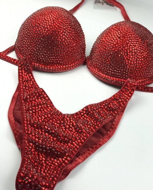 Fitness Bikini - Bodybuilding Bikini - NPC Bikini - IFBB Competition Bikini - Crystal Competition Bikini Suit - Sexy Set - Fitness Suit - Amnesia Shop