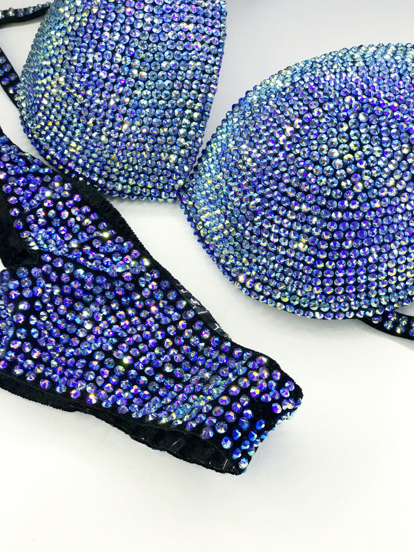 Fitness Bikini - NPC Bikini - IFBB Competition Bikini - Swarovski Competition Bikini - Sexy Set - Fitness Suit - Amnesia Shop