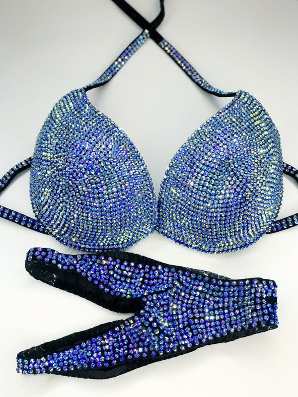 Fitness Bikini - NPC Bikini - IFBB Competition Bikini - Swarovski Competition Bikini - Sexy Set - Fitness Suit - Amnesia Shop