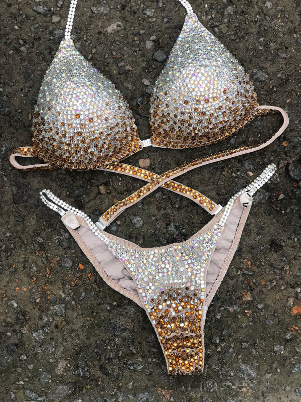 Bodybuilding Bikini Set, Competition Set, Figure Bikini, Bikini Suit, Competition Bikini, Sexy Set, Swimsuit - Amnesia Shop