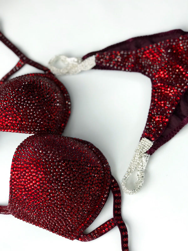 Bikini - Bodybuilding Bikini - NPC Bikini - IFBB Competition Bikini - Crystal Competition Bikini Suit - Sexy Set - Fitness Suit - Amnesia Shop