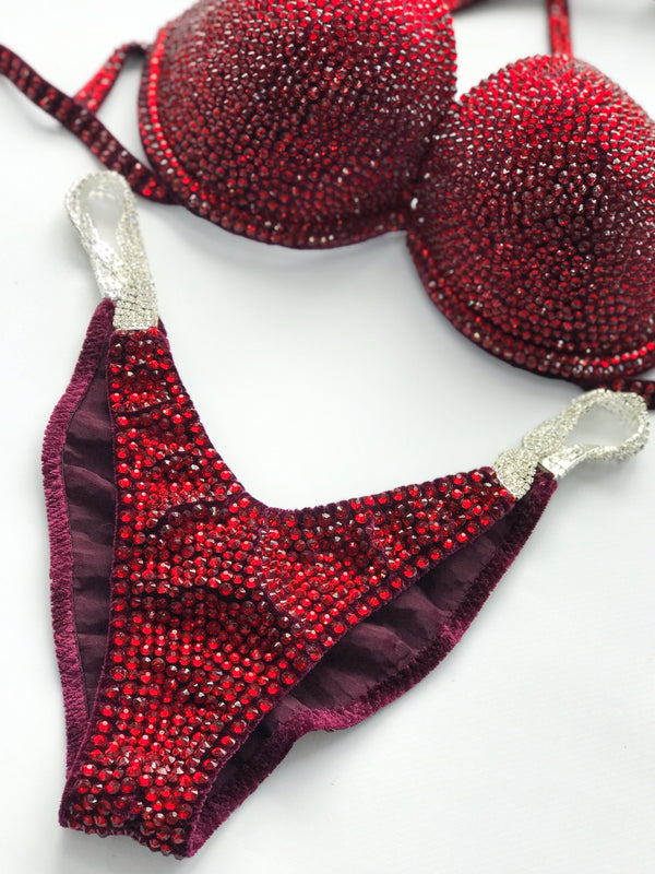 Bikini - Bodybuilding Bikini - NPC Bikini - IFBB Competition Bikini - Crystal Competition Bikini Suit - Sexy Set - Fitness Suit - Amnesia Shop