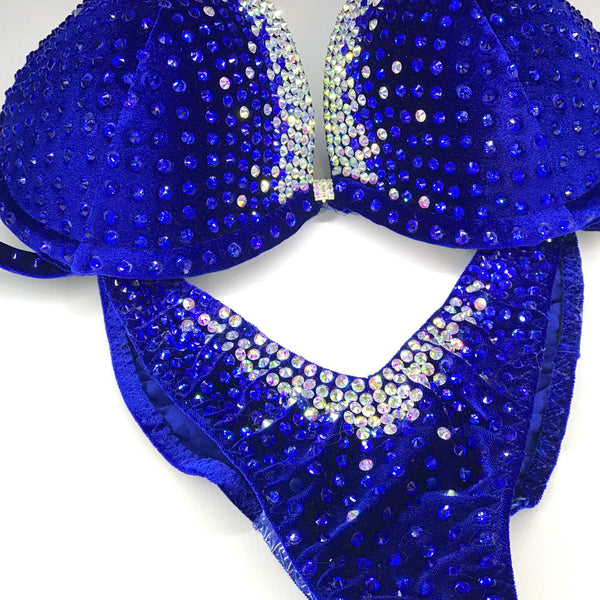 Bikini - Bodybuilding Bikini - IFBB Competition Bikini - Crystal Competition Bikini Suit - Sexy Set - Fitness Suit - Amnesia Shop