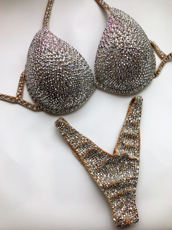 Fitness Bikini - Bodybuilding Bikini - NPC Bikini - IFBB Competition Bikini - Crystal Competition Bikini Suit - Sexy Set - Fitness Suit - Amnesia Shop