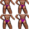 Lilac Fitness Bikini - Competition Bikini Set - Figure Fitness - NPC - Velvet Figure Competition Suit - Posing Suit - Wellness Bikini