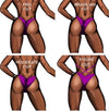 Lilac Silver Fitness Bikini - Competition Bikini Set - Figure Fitness - NPC - IFBB - Velvet Figure Competition Suit - Posing Suit - Wellness Bikini