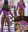 Blue NPC Bikini - Ifbb bikini suit - Figure Competition Suit - Fitness Bikini - Bodybuilding Bikini - Custom Crystal Figure Suit