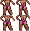 Finess Bikini - Competition Bikini Set - Figure Fitness - NPC - IFBB - Velvet Figure Competition Suit - Posing Suit - Amnesia Shop